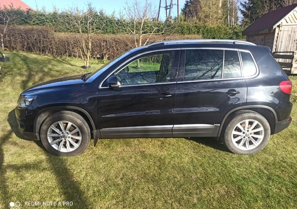 Volkswagen Tiguan cena 53500 przebieg: 202200, rok produkcji 2014 z Olsztynek małe 211